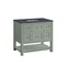 James Martin Vanities Breckenridge 36in Single Vanity, Smokey Celadon w/ 3 CM Charcoal Soapstone Top 330-V36-SC-3CSP - alternate 2